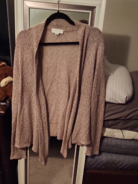 Forever 21 Sweaters - Forever 21- Like New 2xl- Cozy Open-Front Women's Cardigan Sweater - Taupe